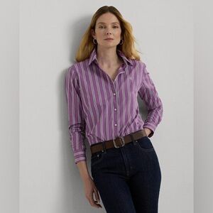 LAUREN RALPH LAUREN
Classic Fit Striped Broadcloth Shirt